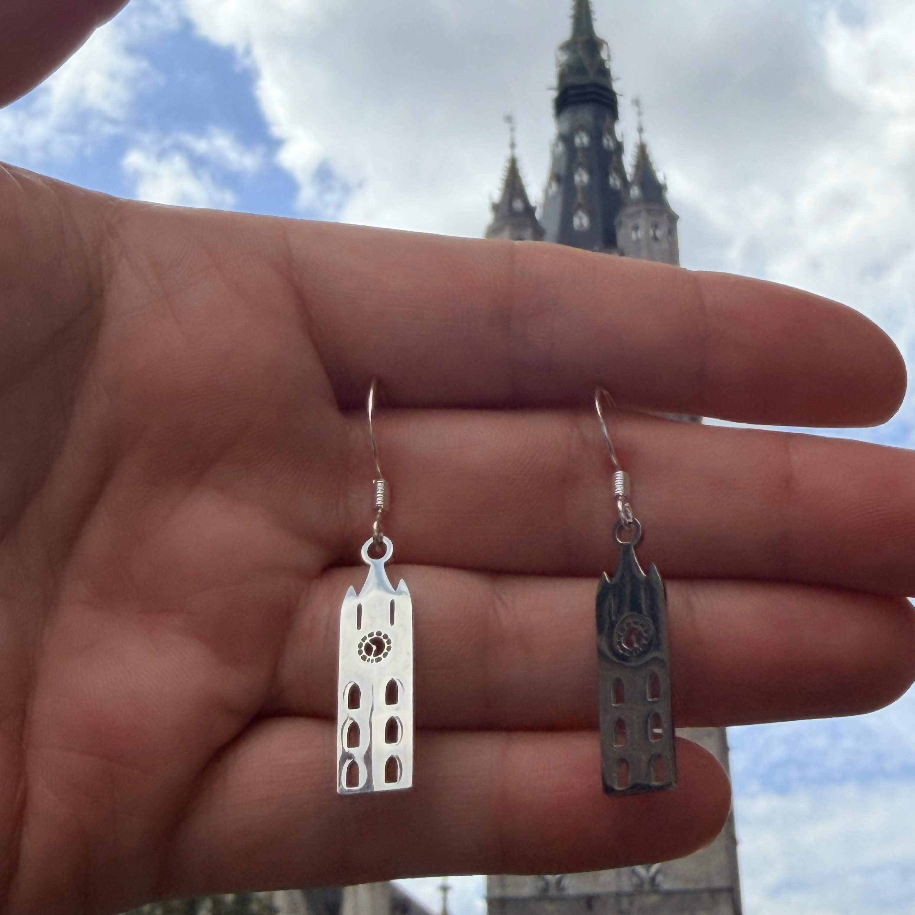 Belfry Earrings Silver – Small