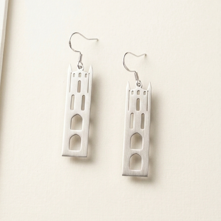 The Belfry Earring (Silver)