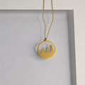 Circle Skyline Necklace Gold