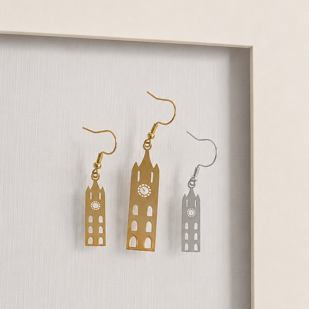 Belfry Earrings Silver – Small