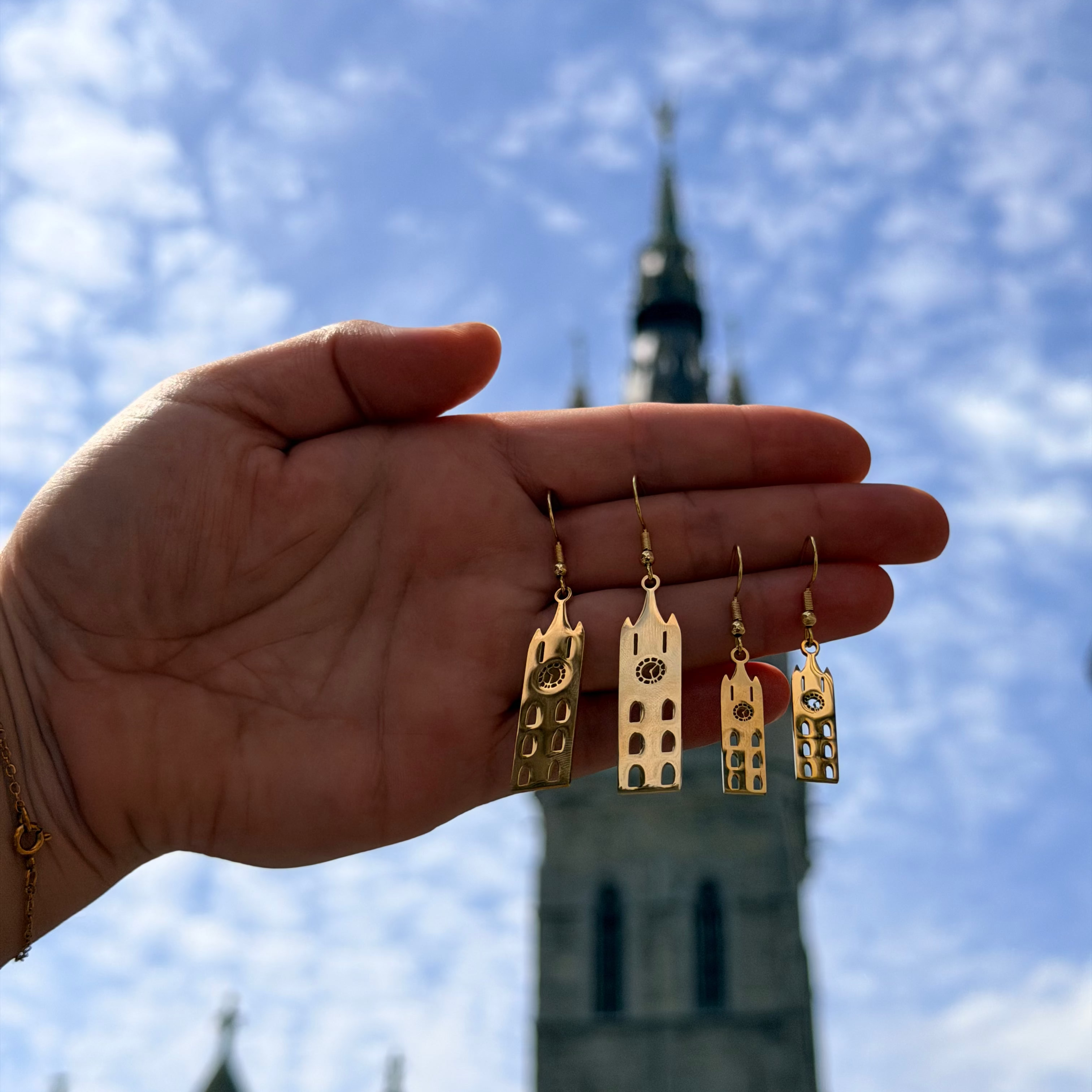 Belfry Earrings Gold – Small